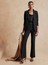 Banana Republic Bootcut Sculpted Pant-Black-Size 12-NWOT