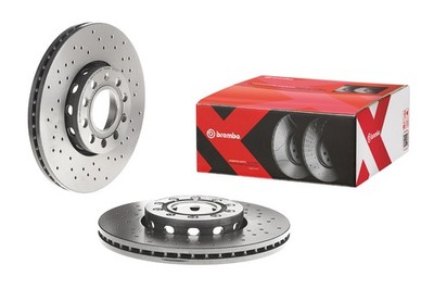 Brembo Xtra Front Drilled 288mm Brake Disc Rotor For Audi A6 Quattro VW Passat