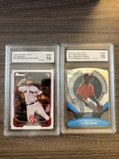 Lot of 2 Gem Mint 10 - Bowman Rookie Cards Jean Segura & Will Middlebrooks