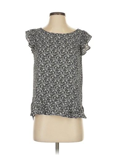 T-shirt Ann Taylor LOFT Femme/Junior - Rayures Larges - Taille XS - Noir Et Gris - Neuf Avec étiquette