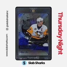 2016 FLEER SHOWCASE #1 SIDNEY CROSBY FLAIR SHOWCASE BLUE ICE /99