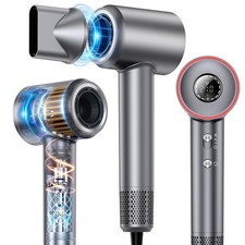 Hair Dryer, 160000 RPM High Speed 200 Million Ionic Blow Dryer, Professional ...