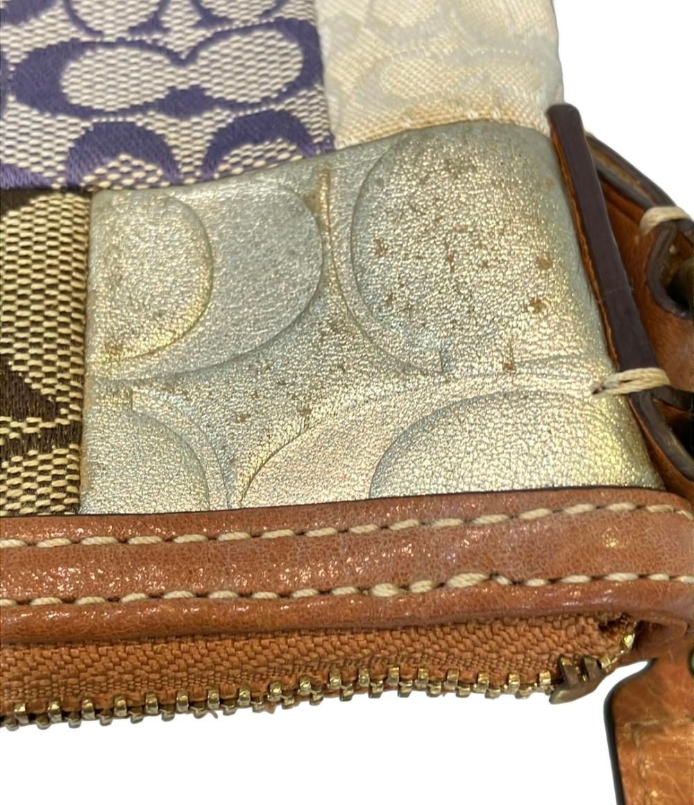 Coach Shoulder Bag Crossbody Patchwork Signature … - image 9
