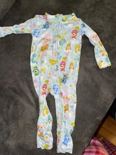 Posh Peanut x Care BearsConvertible Zip Pajama 3-6 Months Never Worn