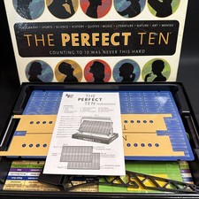 The Perfect Ten Trivia Board Game 2 to 6 Players 12 University Games 2003