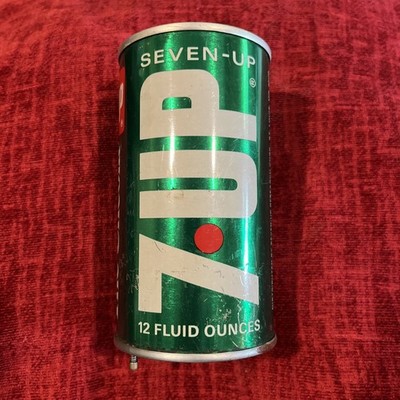 Vintage 7 up Soda Can Music Box Plays  Love Story  Works Great