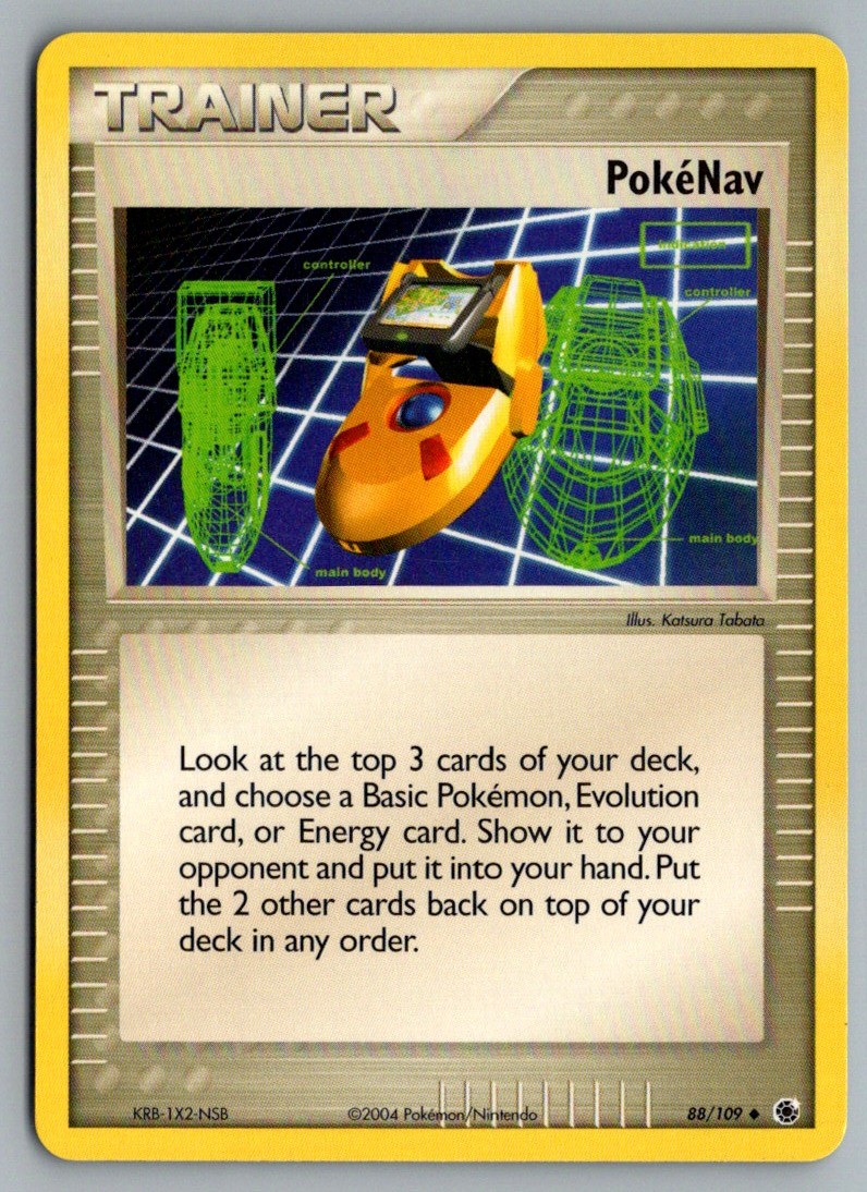 PokeNav 88/109 Uncommon Ruby & Sapphire Pokemon Lightly Played