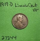 1917 D Lincoln Wheat Cent / Penny 1c Good
