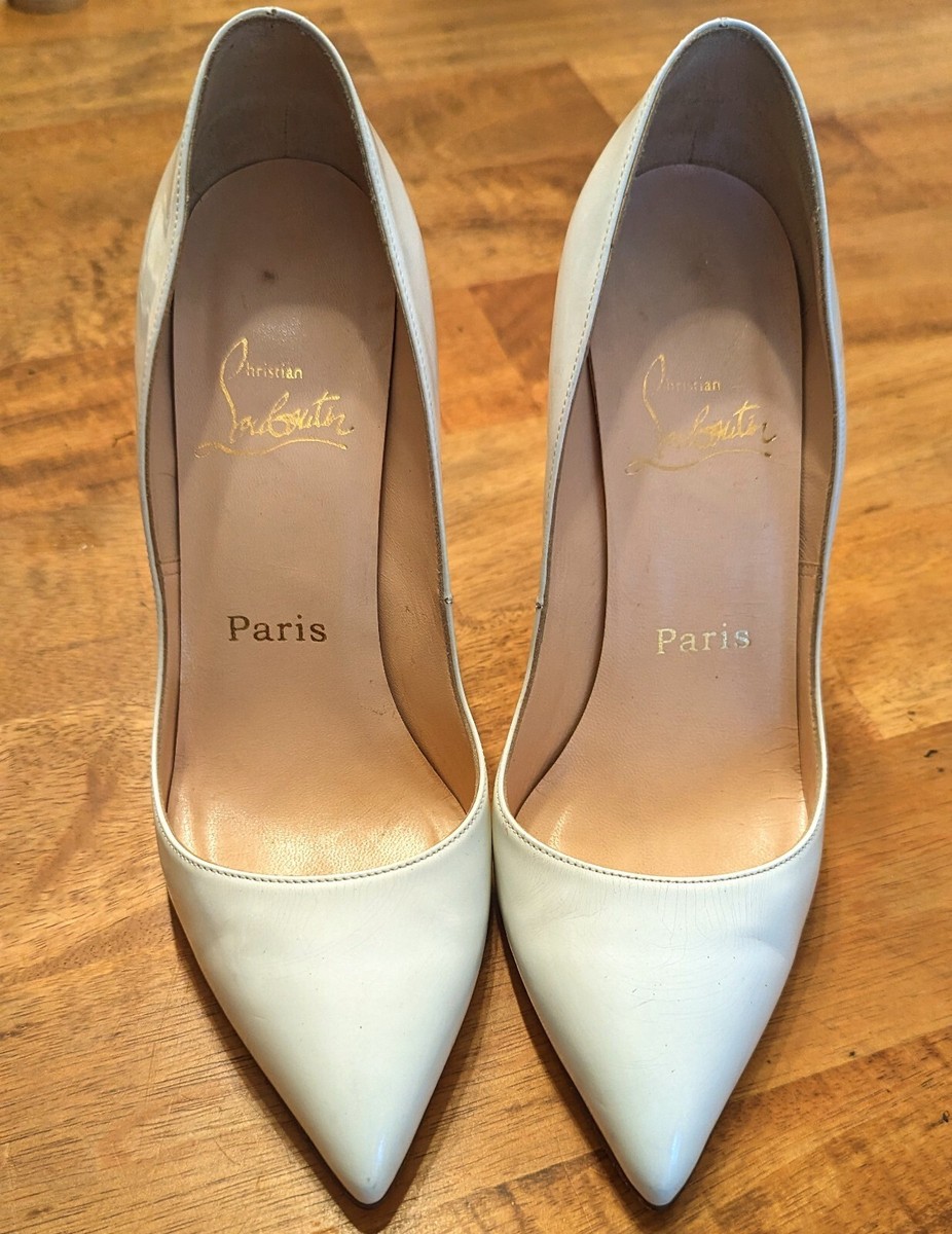 Christian Louboutin White Patent Leather Heels 36.5 | eBay Christian Louboutin White Patent Leather Heels 36.5 | eBay