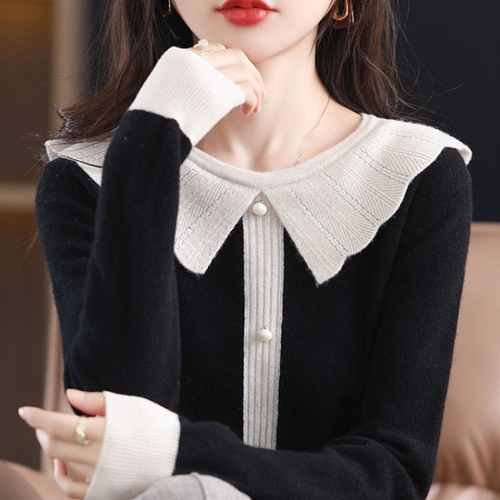 Loose And Warm Knitted Pullover For Women