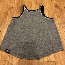 Girls Size L 12-14 Justice Sport Gray Tank Top