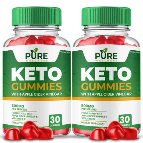 Pure Wellness Keto ACV Gummies, Max Strength Formula for Men and Women (2 Pack) - Picture 1 of 7 Pure Wellness Keto ACV Gummies, Max Strength Formula for Men and Women (2 Pack) - Picture 1 of 7