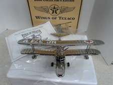 NOS Ertl Wings Of Texaco Chrome 1936 Keystone-Loening Commuter Air Plane 19813P