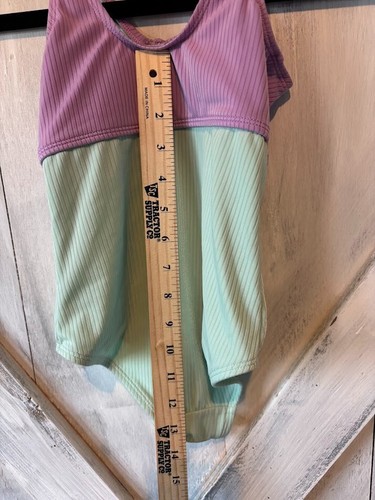 JUSTICE Beach Girls Swimsuit One Piece Bathing Suit est size 8 Summer Surf - Picture 6 of 6