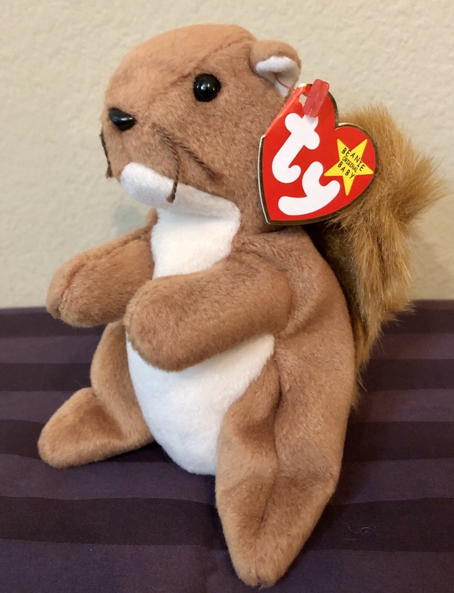 Nuts the Squirrel Ty The Beanie Babies Collection January 21, 1996