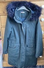 Cath Kidston Dark Green , Ladies Parka / Rain Coat Size 12