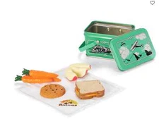 American Girl For 18" Doll  Kit's Kit School Lunch Box Pretend Food Apple Cookie
