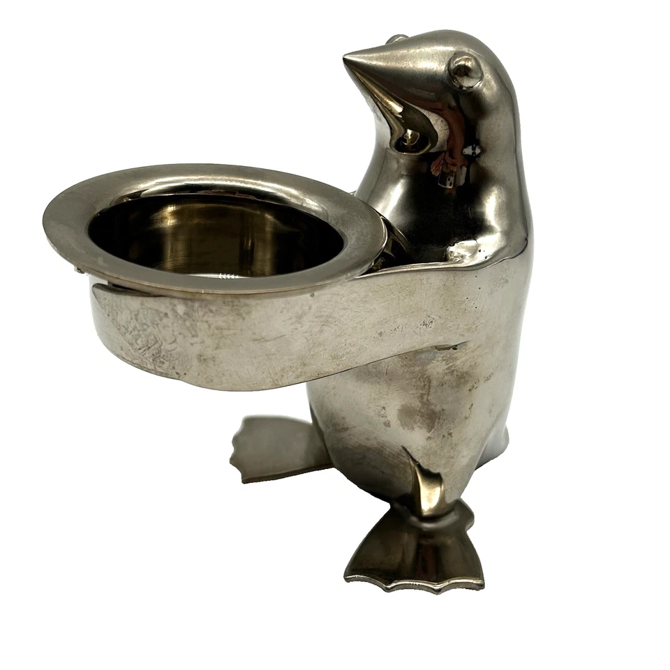 Подсвечник обетный Penguin посеребренный Restoration Hardware - Изображение 4 из 4