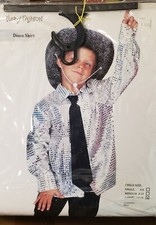 Funny Fashion Disco Shirt Childs Size Large Costume