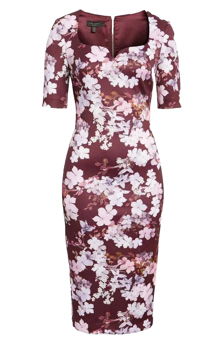 Ted Baker Fiesta/Cóctel Vestidos de Tubo Floral para De mujer