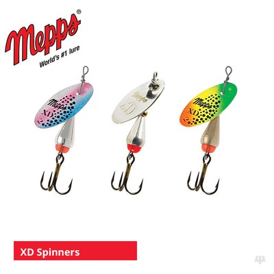 Mepps XD Spinners - Trout Pike Perch Salmon Bass Wrasse Fishing Lures Tackle