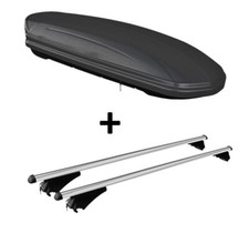 Dachbox VDPMAAM 460 l + Relingtr�ger aufliegend f�r f�r BMW X1 E84 09-15