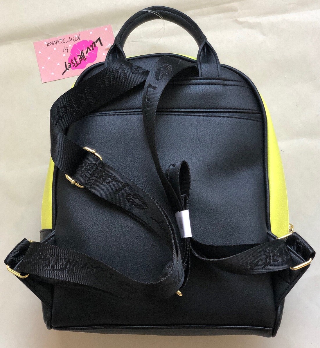 black and gold lululemon festival bag Lululemon All Night Festival Bag Micro Black Gold 5l