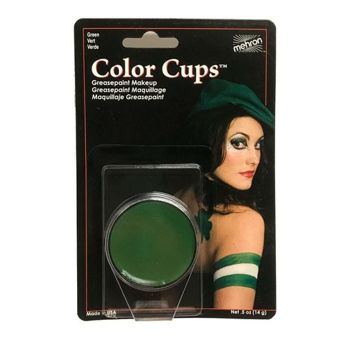 Mehron Color Cups Professional Grease Base Theatrical Makeup .5oz Asso Colors - 第 8/14 張圖片