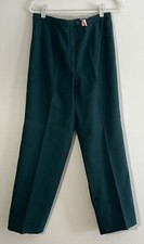 Vintage Pendleton Wool Pants Women  s 18 Green Cotton Lined Dress Pants cleaned 