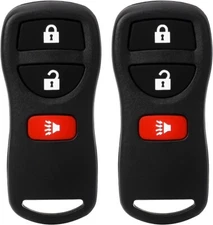 Keyless Entry Remote Control for Infiniti Nissan Replacement KBRASTU15 2 Pack