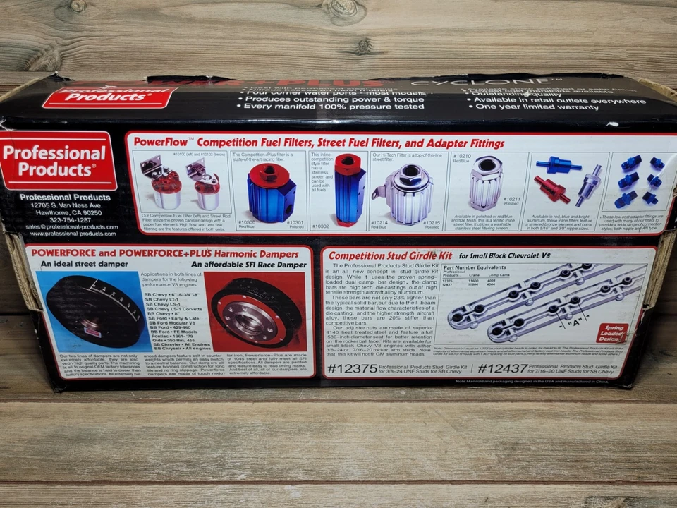 Coletor cetim Professional Products #52007 Power+Plus Vortec 283-400 Chevy V8 - Imagem 2 de 4