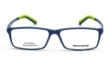Skechers SE3154 091 Matte Blue Plastic Optical Eyeglasses Frame 54-14-145 SE AB