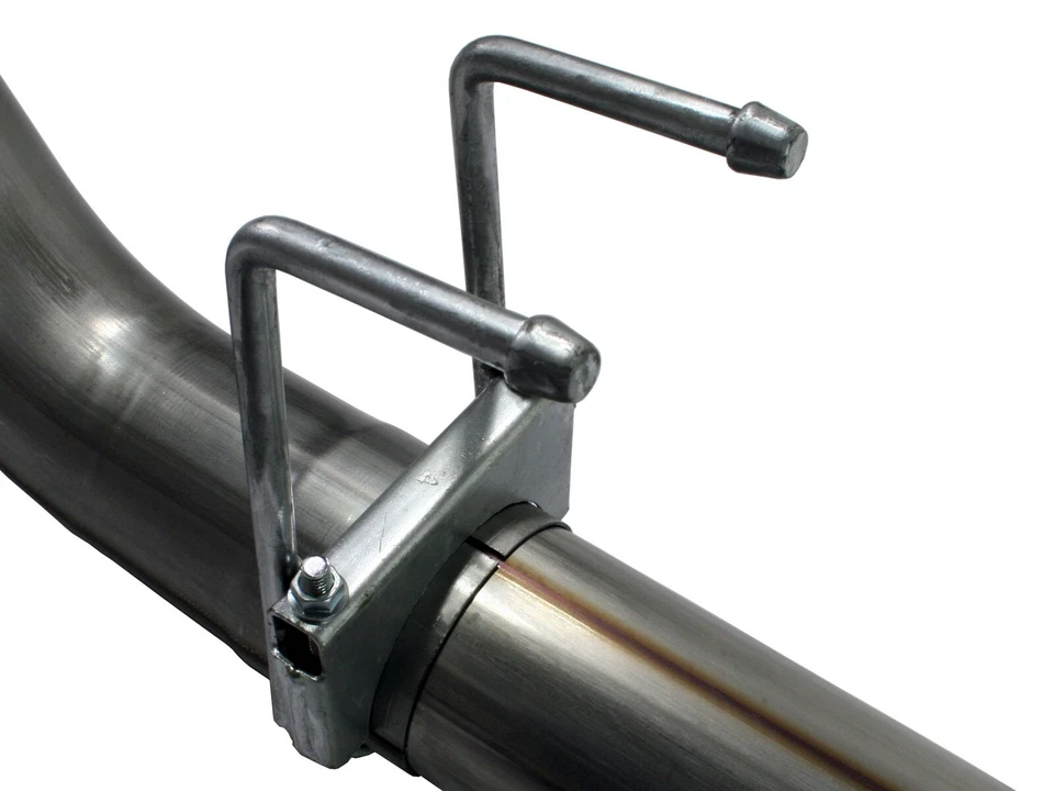 AFE 4" 409 Stainless Exhaust System for 08-10 Ford Powerstroke 6.4  Keeps DPF Foto 3 de 4