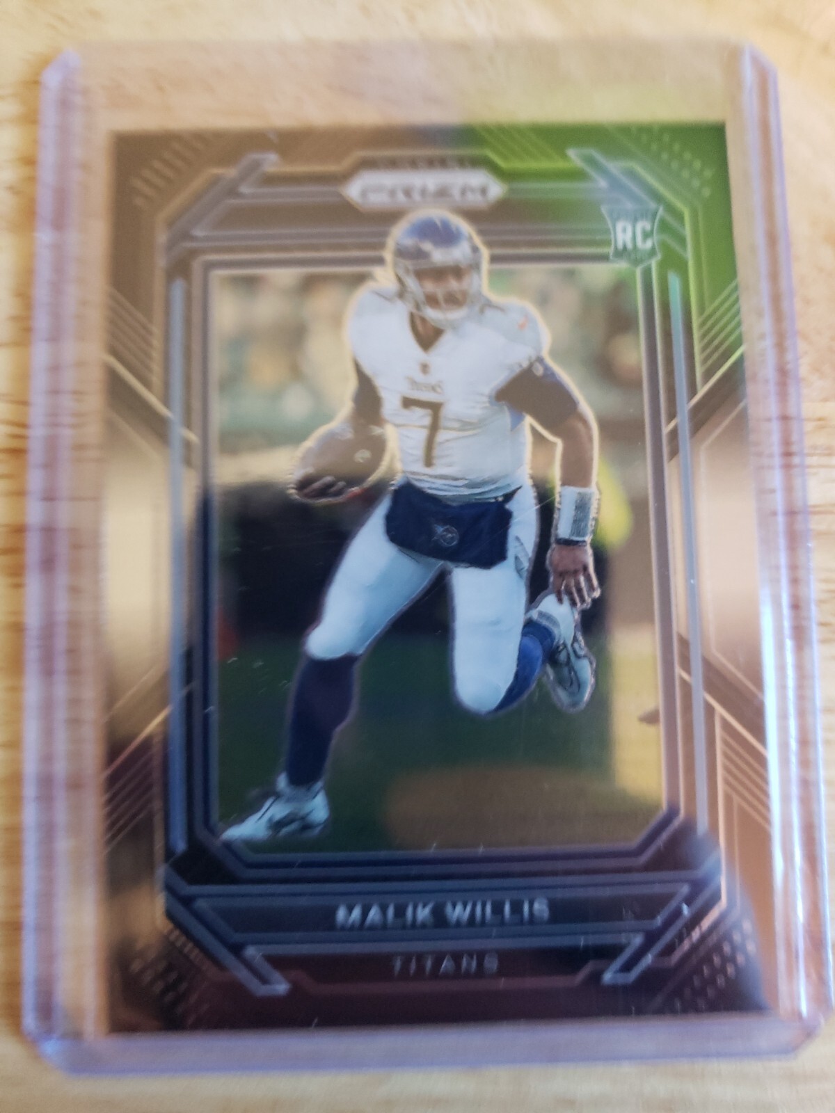 MALIK WILLIS 2022 CHRONICLES PRIZM BLACK SP SILVER PRIZM RC