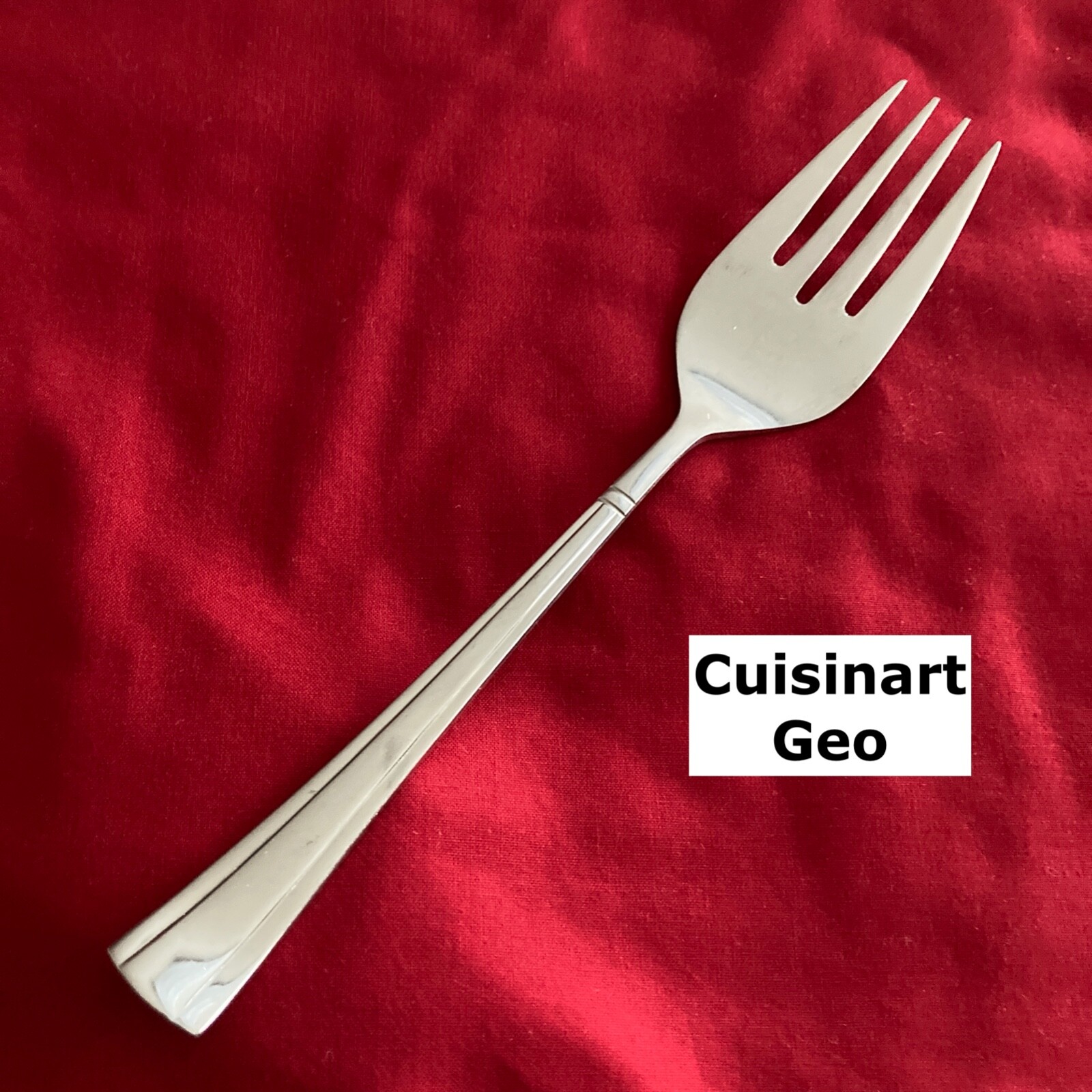 Cuisinart GEO Serving Fork 8 7/8 Inch Stainless Steel Flatware