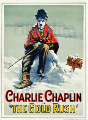 THE GOLD RUSH FILM CHAPLIN Rseh - POSTER HQ 40x60cm eines KINO POSTER