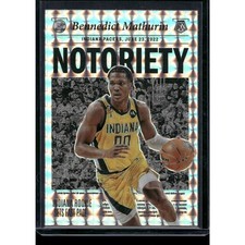 2022-23 Panini Mosaic #8 Bennedict Mathurin Notoriety Mosaic