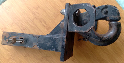 WALLACE FORGE PINTLE HOOK ASSEMBLY & DRAW-TITE PINTLE HOOK ADJ RECEIVER  PLATE