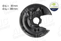 AIC Spritzblech Bremsscheibe Ankerblech 56992 Hinterachse Links FüR VW