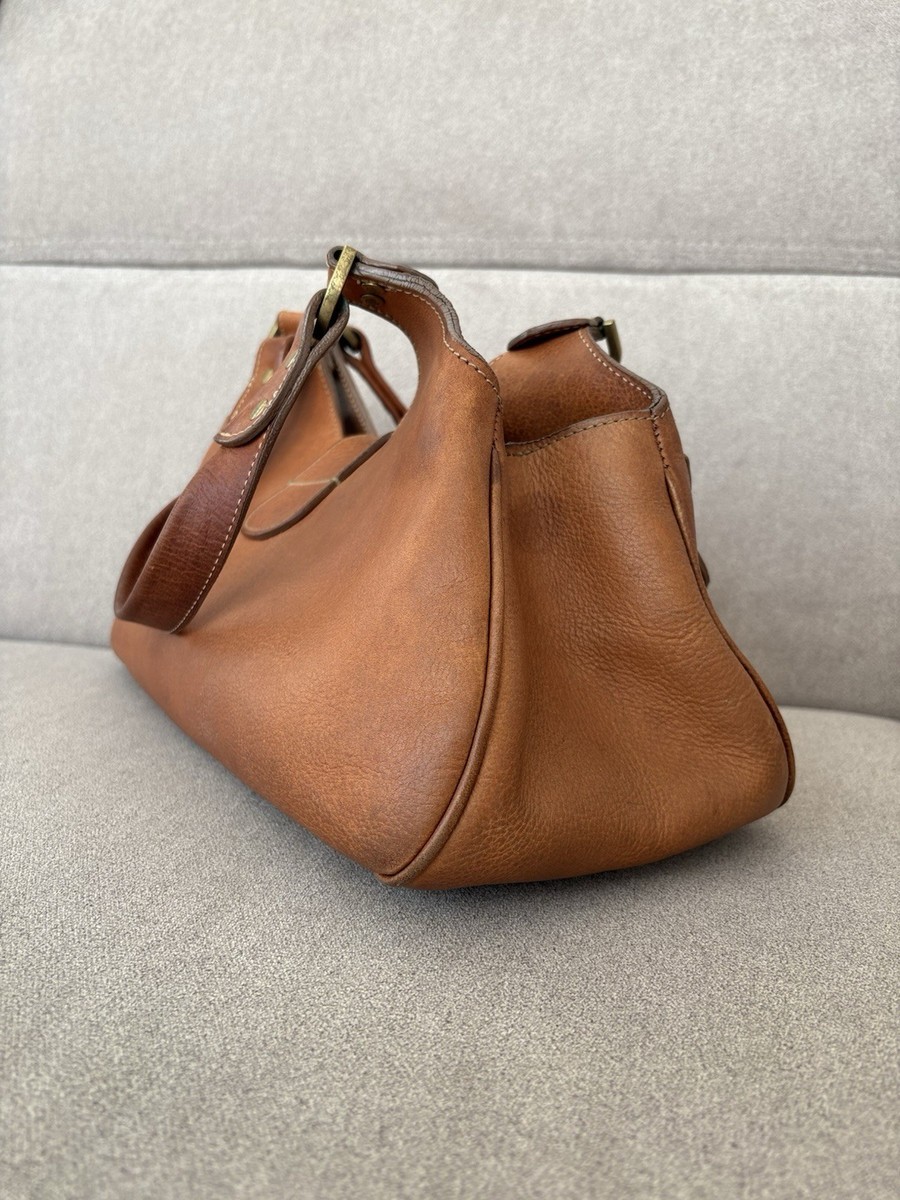 Mulberry Roxanne Darwin Leather Shoulder Bag Oak Tan Turn Lock
