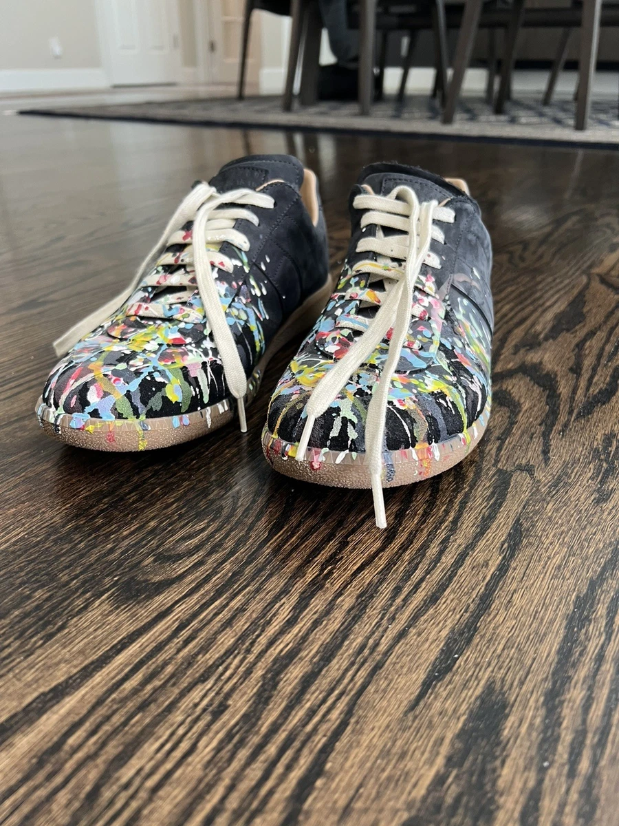 Maison Margiela Replica Paint Splatter - White for sale | eBay