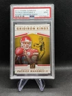 2017 Panini Donruss Rookie Gridiron Kings #2 PATRICK MAHOMES PSA 9 Chiefs