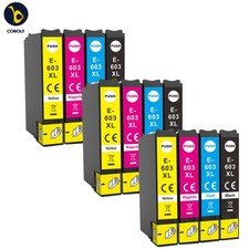 12 Ink Cartridges for Epson 603XL XP-2100 XP-3100 XP-4100 XP-2105 XP3105