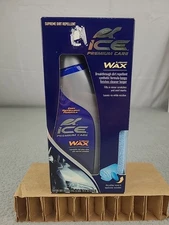 1x Turtle Wax Ice Premium Car Care Liquid Wax Towel & Applicator 