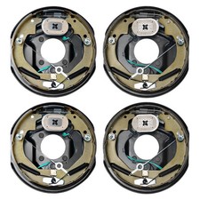 Electric Trailer Brake 10"x2-1/4" Self-Adjusting Assembly 2 Pairs 3500 lbs