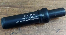 Vintage P. S. Olt KEY HOLE Duck Call Pekin, ILLS. 348205 Patent Applied For