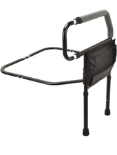 Sangohe Bed Rail for Elderly, Bed Assist Grab Bar Handle with Storage Pocket