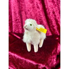 Vintage Collectible Miniature Stuffed Toy Flori the Sheep 1518/11 Steiff Germany