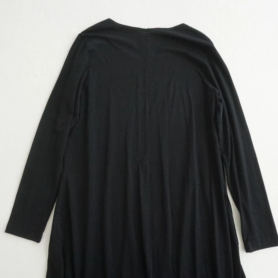 Maxi Vestido Bryn Walker Orgánico Bambú Mezcla Algodón Manga Larga Bolsillos XL Foto 4 de 4