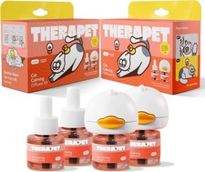 2-Pack 120-Days Cat Calming Diffuser Kits Dual-Pheromone Cat Diffusers Stress